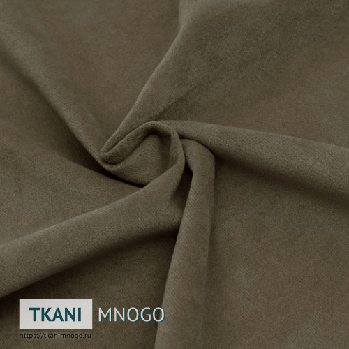 Фото внешнего вида велюра “Proshe-V23” (однотонный коричневый)