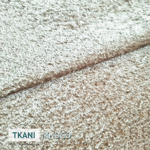 Фото фактуры велюра “HY2025-2” (однотонный бежевый)