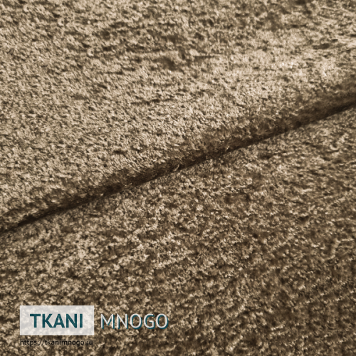 Фото внешнего вида велюра “HY2025-6” (однотонный коричневый)