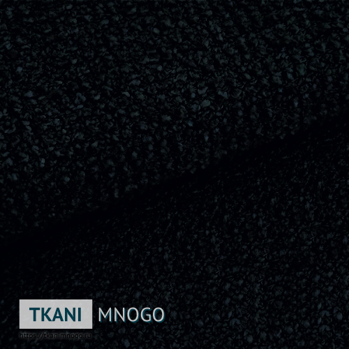 Фото материала велюра “CF2503-10” (однотонный черный)