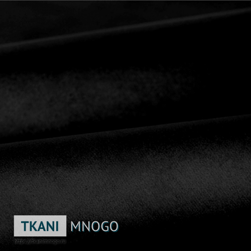 Фото “ YD-20” (однотонный черный) - обивки бархата