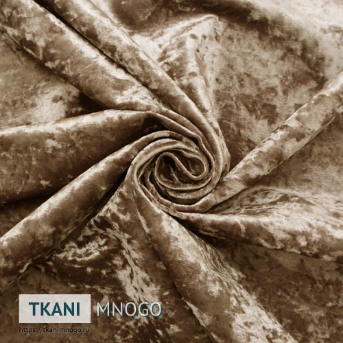 Фото “Polo brown 2 (HL416-7PL)” (однотонный коричневый) - обивки бархата