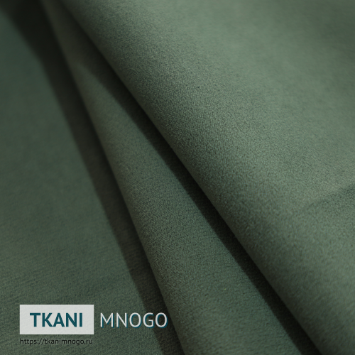 Фото обивки велюра “67” (однотонный зеленый)