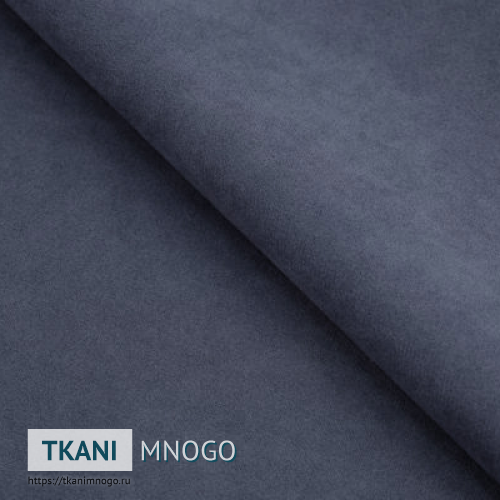 Фото фактуры велюра “79” (однотонный синий)