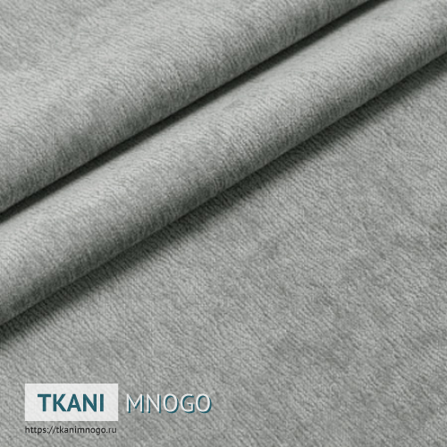 Фото обивки велюра “7” (однотонный серый)