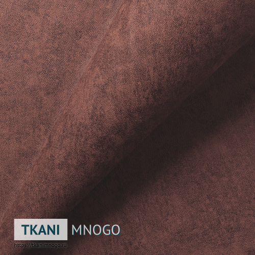 Фото ткани Loft-5 - красный однотонный. Производитель Китай. Замша крупным планом.